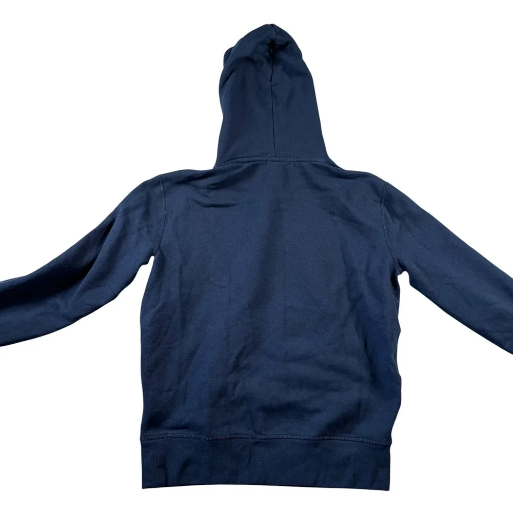 Polo Ralph Lauren Hoodie Mens S Navy Blue Red Pony Fleece Pullover Sweatshirt